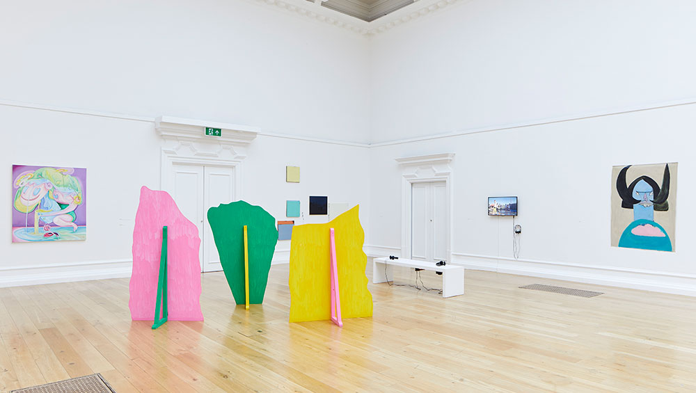 Installation view of Bloomberg New Contemporaries 2019 at South London Gallery. Photo @ studiostagg.
