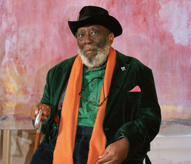 Frank Bowling, 2019. Photo: Mathilde Agius.