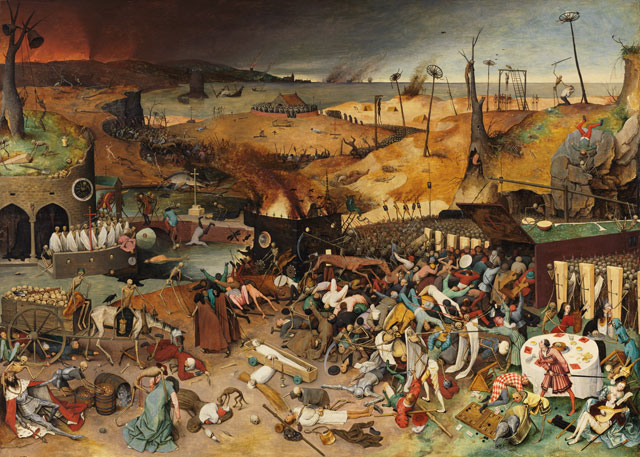 Pieter Bruegel the Elder, The Triumph of Death, probably after 1562. Wood, 117 × 162 cm. Madrid, Museo Nacional del Prado © Museo Nacional del Prado.