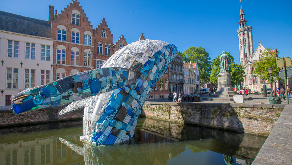 StudioKCA, Skyscraper (the Bruges Whale), 2018. © VisitBruges | Jan D’hondt.