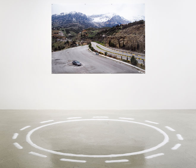 James Bridle. Untitled (Autonomous Trap 001), 2017. Ditone archival pigment print 150 x 200 cm. Edition of 3.