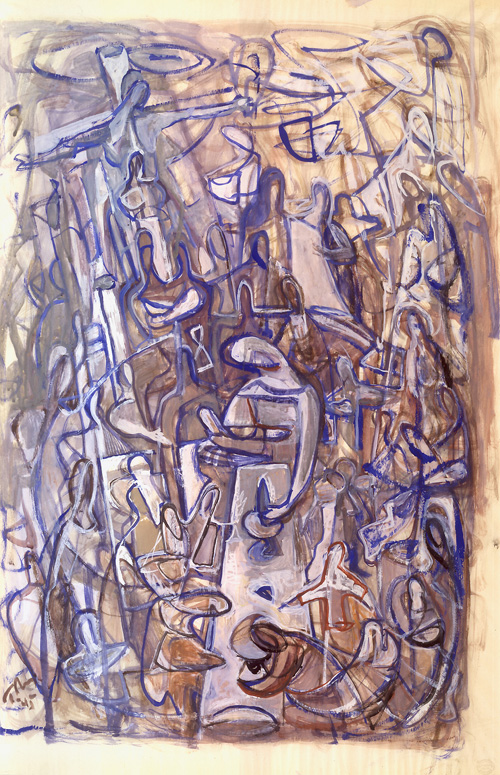 Mark Tobey. The Last Supper, 1945. Courtesy of the Metropolitan Museum of Art