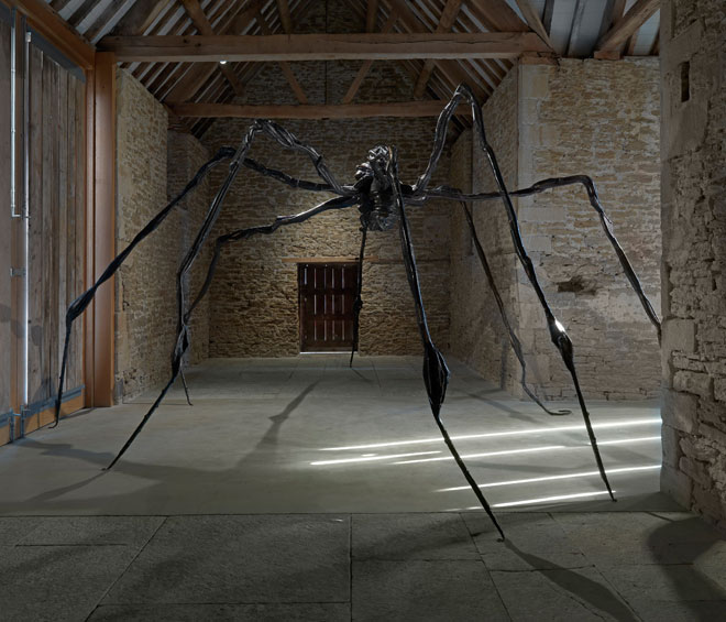 Louise Bourgeois. I Go to Pieces: My Inner Life (#6), 2010. Etching, watercolour, gouache, ink, pencil and coloured pencil on paper with fabric relief and embroidered fabric on panel, 156.5 x 226 cm (61 5/8 x 89 in). © The Easton Foundation/VAGA, New York/DACS, London 2016. Courtesy Hauser & Wirth.