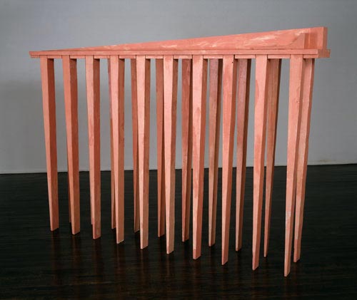 Louise Bourgeois. The Blind Leading the Blind, 1947-1949. Wood, painted pink 178.7 x 246 x 44.1 cm. Hirshhorn Museum and Sculpture Garden (Washington USA). © Louise Bourgeois