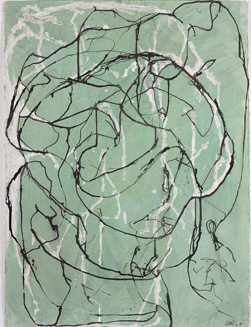 Brice Marden. Post Calligraphic Drawing, 1998; Private Collection, New York; © 2006 Brice Marden/Artists Rights Society (ARS), New York.