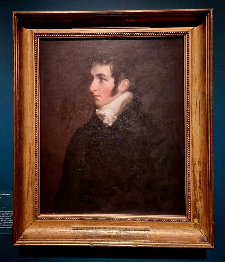 John Constable, Abram Constable (1783-1862), the artist's brother, c1806. Oil on canvas, 76 x 63.5 cm.	Colchester and Ipswich Museums Service: Ipswich Borough Council Collection.