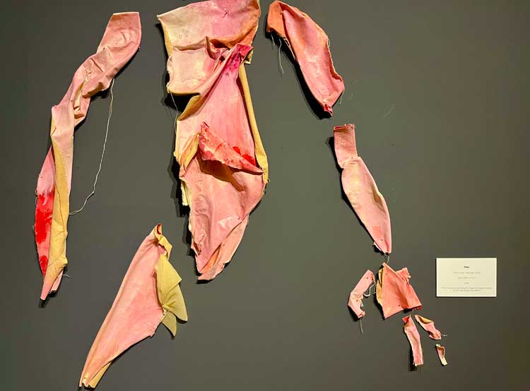 Kasia Oleśkiewicz, Fear, (detail), installation view, Any Body Home, part of Catalyst: Art as Activism, Summerhall Arts, Edinburgh, 31 January – 29 March 2026. Courtesy of the artist.