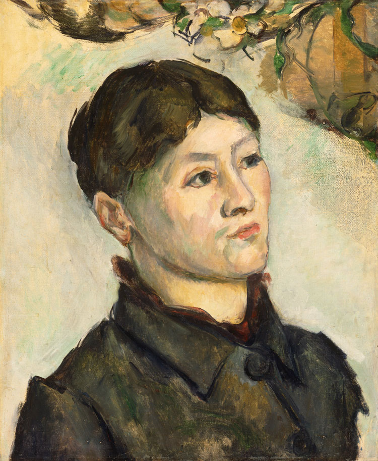 Paul Cezanne, Portrait of Madame Cezanne, 1883-1885. Oil on canvas, 46 x 38.3 cm. Philadelphia Museum of Art, collection Louis E. Stern. © The Philadelphia Museum of Art, Dist. GrandPalaisRmn / image Philadelphia Museum of Art.