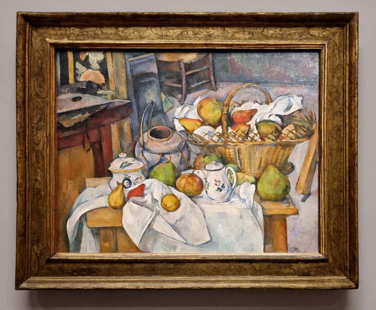 Paul Cezanne. The Kitchen Table, 1888-90. Oil on canvas. Musée D’Orsay. Photo: Juliet Rix.
