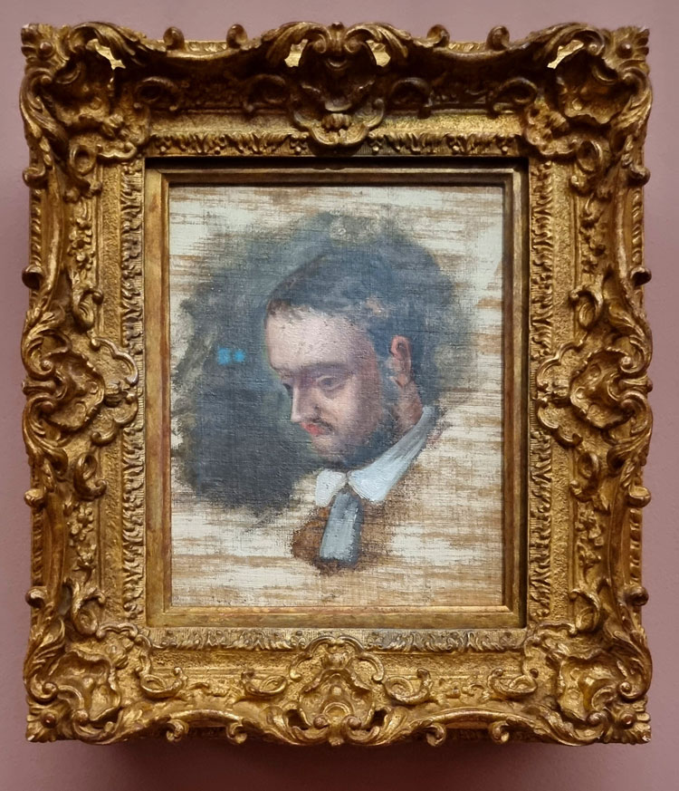 Paul Cezanne. Portrait of Émile Zola, c1862-4. Oil on canvas. Musee Granet, Aix-en-Provence, France. Photo: Juliet Rix.