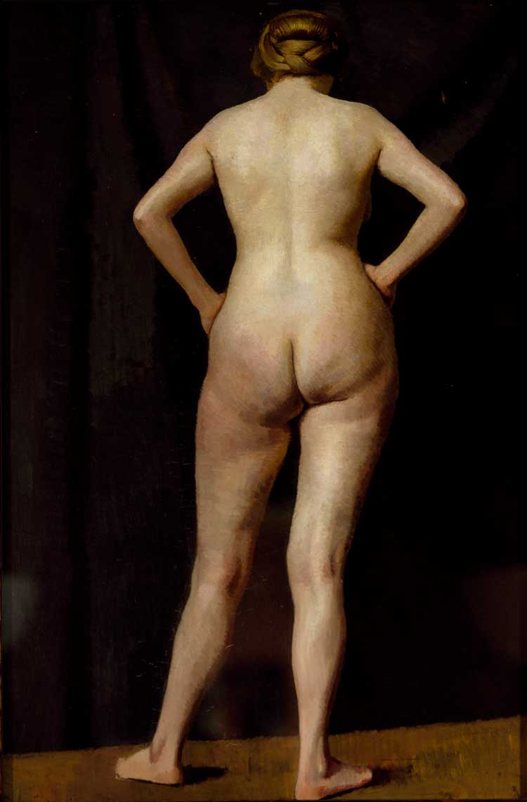 Dora Carrington, Female Figure Standing, 1913, Oil on canvas, UCL Art Museum, Image courtesy of UCL Culture.