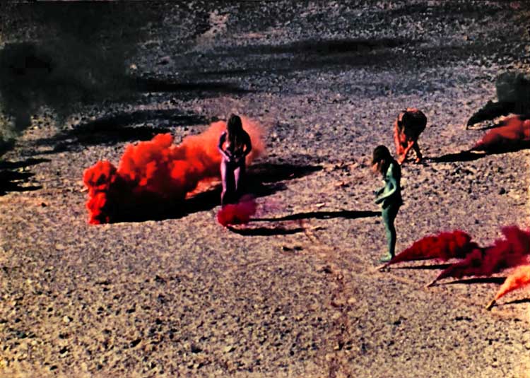 Judy Chicago, Smoke Bodies from Women and Smoke, 1971-1972. Remastered in 2016. Original total running time: 25:31. Edited to 14:45 by Salon 94, NY 2017. © Judy Chicago/Artists Rights Society (ARS), New York; Photo courtesy of Through the Flower Archives, Courtesy of the artist.