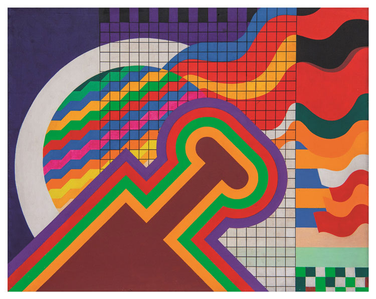 Mohammed Chabâa, Untitled, 1977. Acrylic on canvas. Tate collection. Photo: Fouad Mazouz.