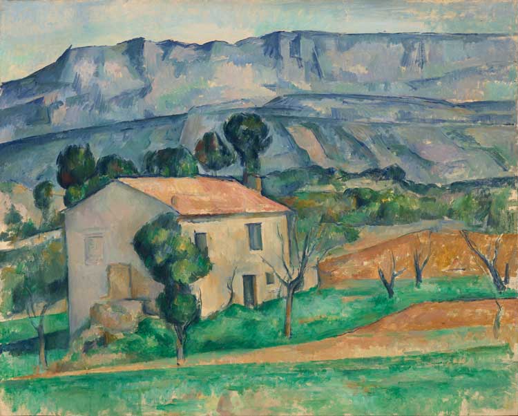 Paul Cézanne. House near Gardanne, c1886-90. Metropolitan Museum of Art, New York.