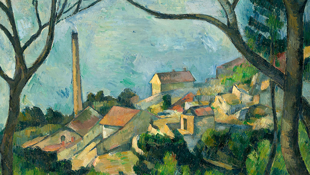 Paul Cezanne, The Sea at L’Estaque, 1878-79. Oil on canvas, 72.8 x 92.8 cm. Musée national Picasso-Paris, donation Picasso, 1978. Collection personnelle Pablo
Picasso. © RMN - Grand Palais - Mathieu Rabeau.
