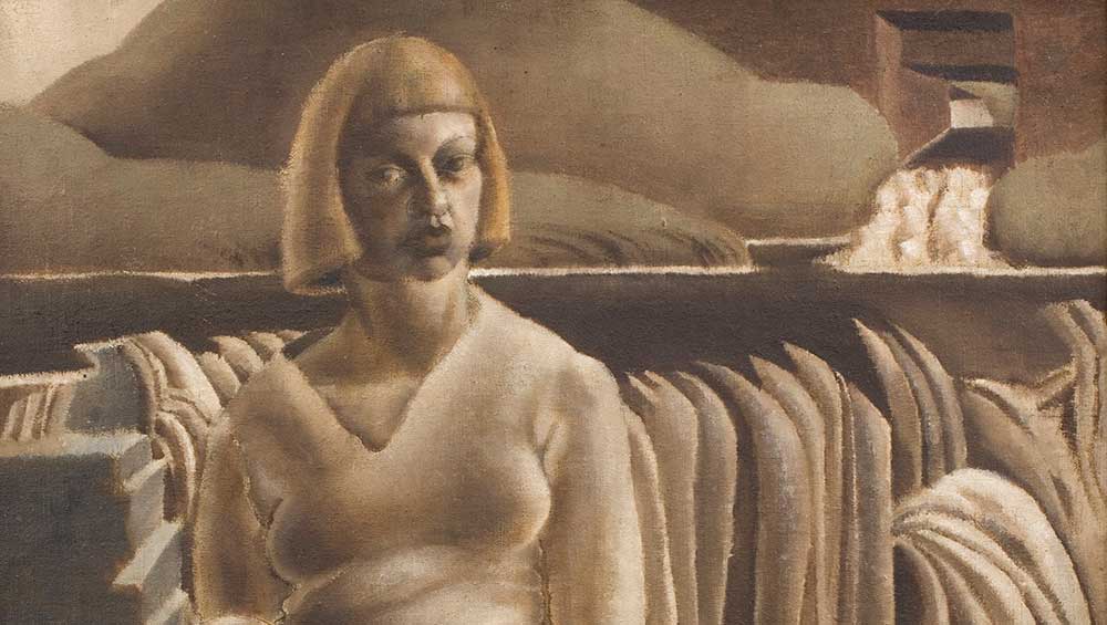 Ithell Colquhoun, Self-Portrait, 1929, The Ruth Borchard Collection, courtesy of Piano Nobile, London. © Spire Healthcare, © Noise Abatement Society, © Samaritans.