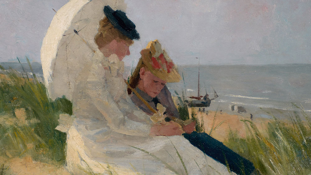 Ferdinand Hart Nibbrig. On the Dunes in Zandvoort, 1891-92. Oil on canvas, Singer Laren, Schenkung P. J. Hart Nibbrig 1981.