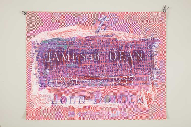 Scott Covert, Lifetime Drawing,
James Dean, Red, undated. Courtesy of the artist.