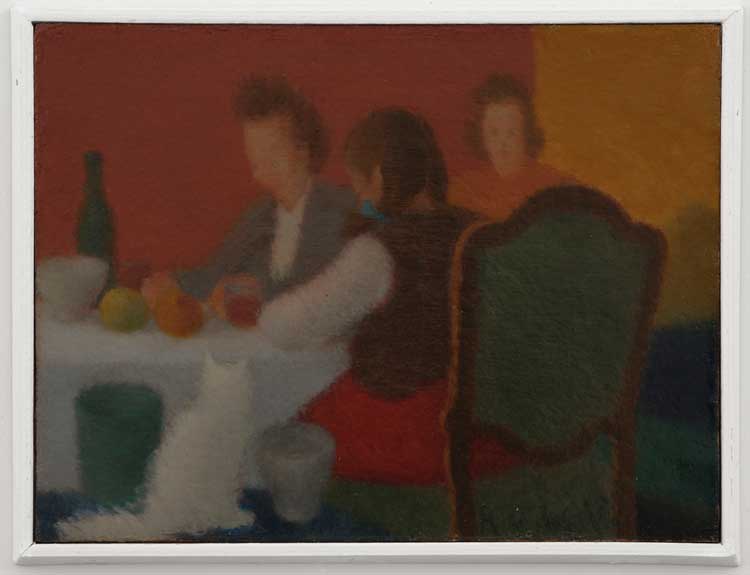 Antonio Calderara. Senza titolo, c1950. Oil on board, 15 x 20 cm (5 7/8 x 7 7/8 in). © Estate of Antonio Calderara. Courtesy Lisson Gallery.