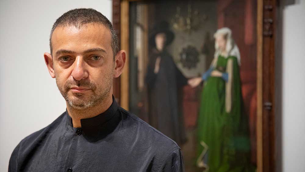 Ali Cherri at the National Gallery, London, 2022.