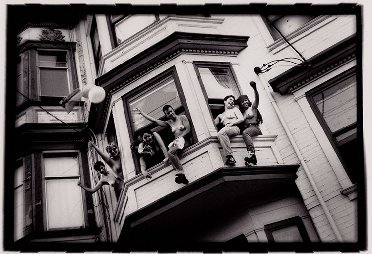 Phyllis Christopher. Dyke March, San Francisco, CA, 1999. Silver gelatin print. © Phyllis Christopher.