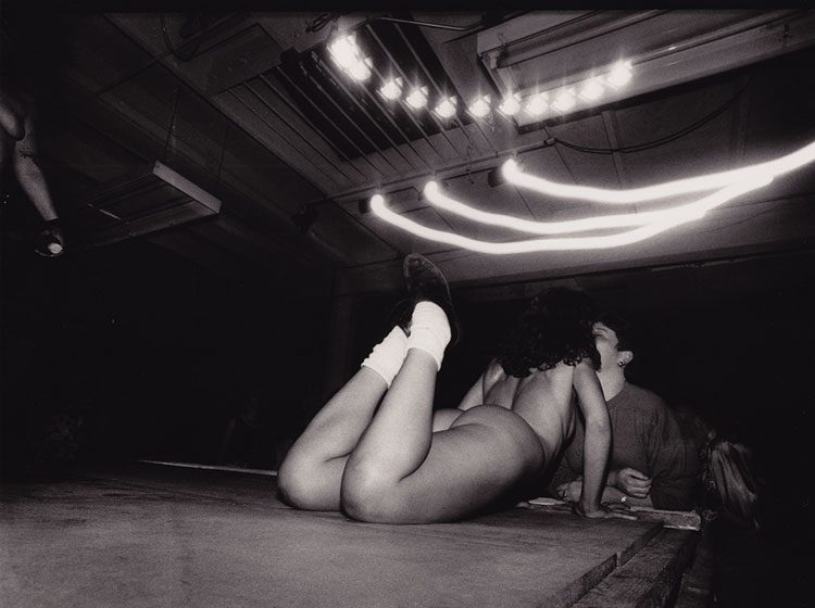Phyllis Christopher. Dancer, Club Ecstasy, San Francisco, CA, 1991. Silver gelatin print. © Phyllis Christopher.