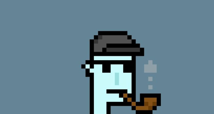CryptoPunk 7804, sold for ETH4200 (.5 million), 10 March 2021.