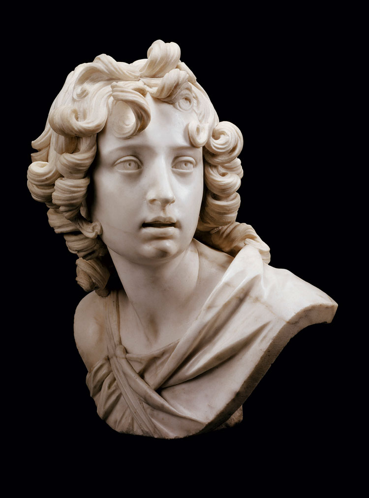 Francesco Mochi, St Veronica, Rome, 1630/31 (model), 1630/31–1654 (execution). Copper alloy with pigmented translucent lacquer patina, (h)46.7 cm. England, private collection. Photo: Maisie Hill.