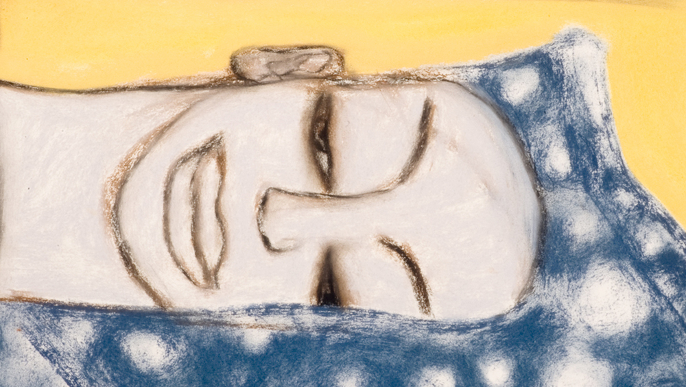 Francesco Clemente, Musica da camera IV, 1994. Pastel on paper, 26 3/8 x 19 in (67 x 48.3 cm). Collection of the artist, New York. Courtesy of Francesco Clemente Studio. Photo: Tom Powel Imaging.