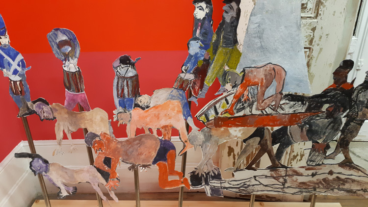 Anna Boghiguian. ABC of Life, 2019. Installation view. Photo: Ana Duarte.
