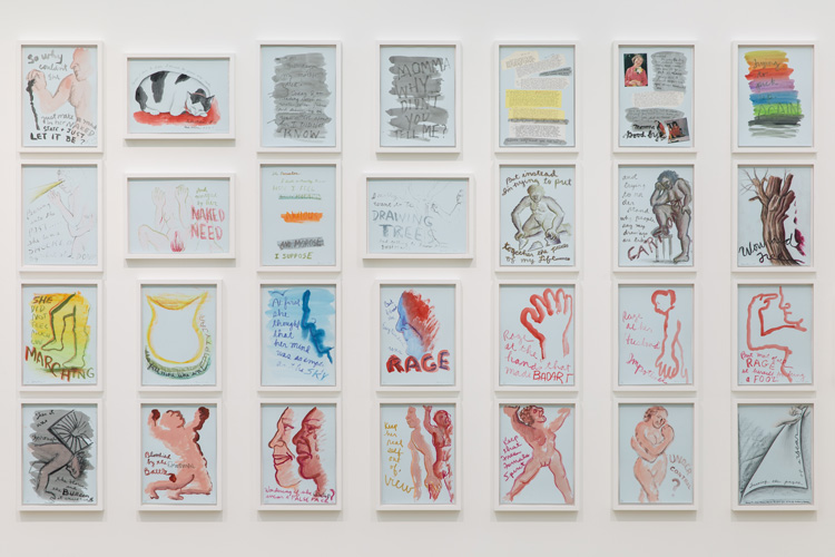 Judy Chicago, Installation view of Autobiography of a Year, 1993-94. BALTIC Centre for Contemporary Art 2019. Photo: Rob Harris © 2019 BALTIC.