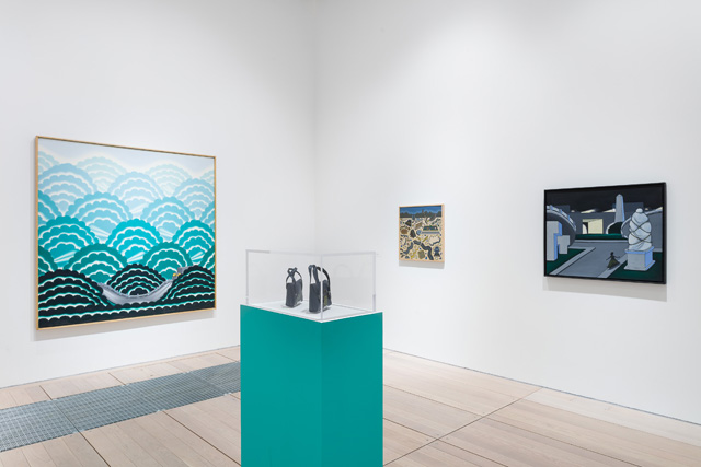 How Chicago! Imagists 1960s & 70s, installation view at Goldsmiths Centre for Contemporary Art, University of London, 2019, organised by Hayward Gallery Touring and in collaboration with De La Warr Pavilion, Bexhill-on-Sea. Photo © Mark Blower.