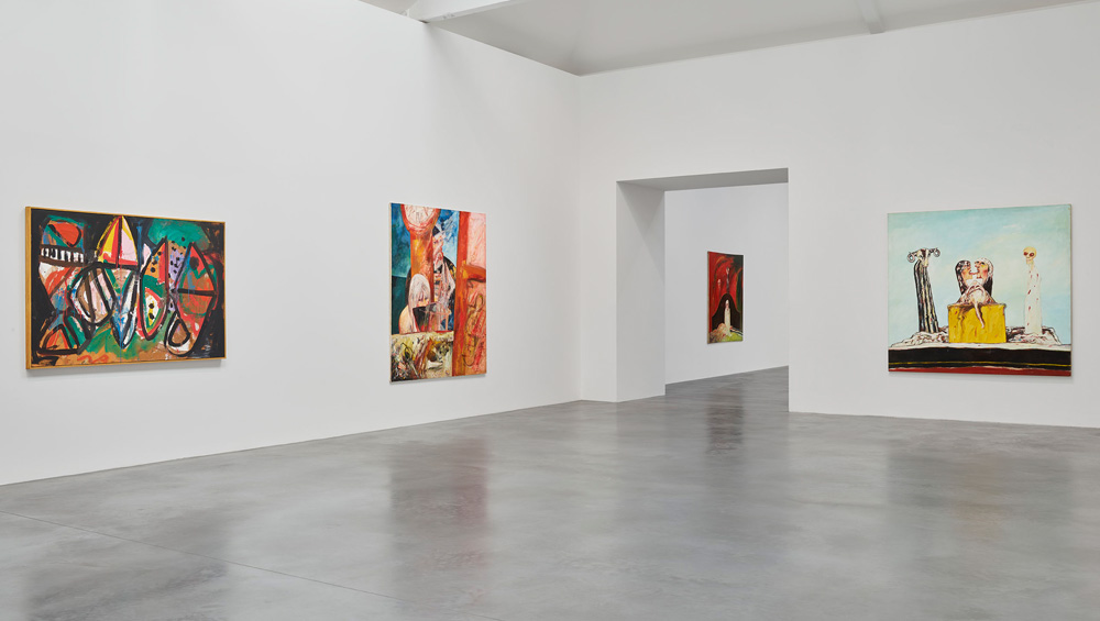 John Bellany, Rose of Sharon, 1973. Oil on canvas, 194 x 187 cm (76.4 x 73.6 in). Photo: Prudence Cuming Associates, The Estate of John Bellany. All rights reserved. Bridgeman Images, 2019.