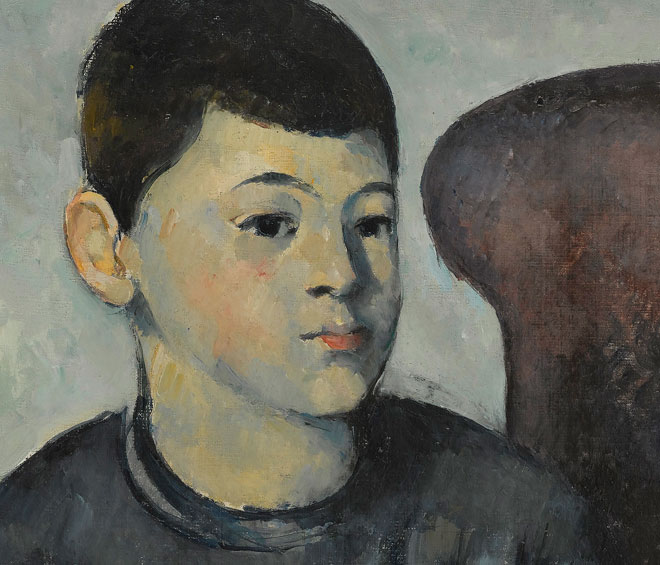 Paul Cézanne. The Artist's Son, 1881-2. Musée de l'Orangerie, Paris. Photograph © RMN-Grand Palais (Musée de l'Orangerie) / Franck Raux.