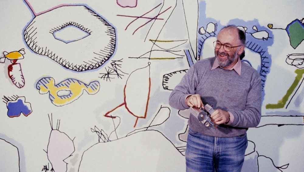 Harold Cohen’s Drawing Machine in 1979. Courtesy Harold Cohen’s archive.