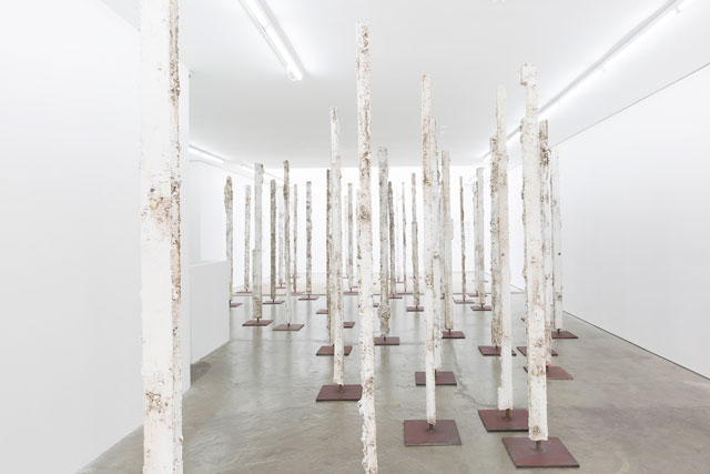 Jodie Carey: Earthcasts, installation view, Edel Assanti, London, 2017.