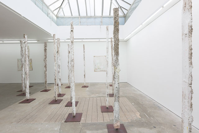 Jodie Carey: Earthcasts, installation view, Edel Assanti, London, 2017.