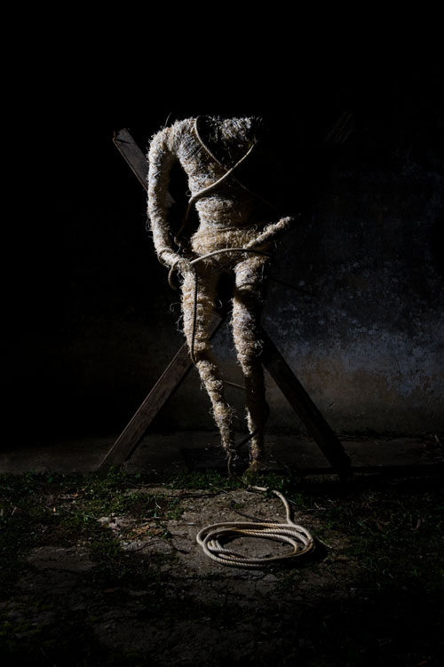 Lara Morrell. Sant'andrea. Photographs on wood, 120 x 80cm. Courtesy the artist.