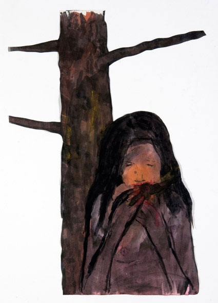 Enrique Martinez Celaya. The Last Reason,
2011. Watercolour on paper, 96.52 x 67.31 cm
(38 x 26.5 in).