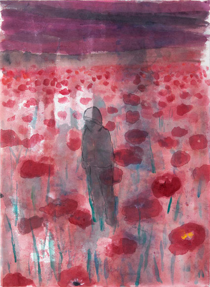 Enrique Martinez Celaya. The Lord,
2011. Watercolour on paper, 88.82 x 60.96 cm
(33 x 24 in).