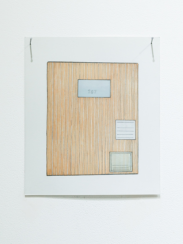 Kelly Chorpening. Correspondences: no. 10, 2014. Pencil and marker on paper, 21 x 17 cm.