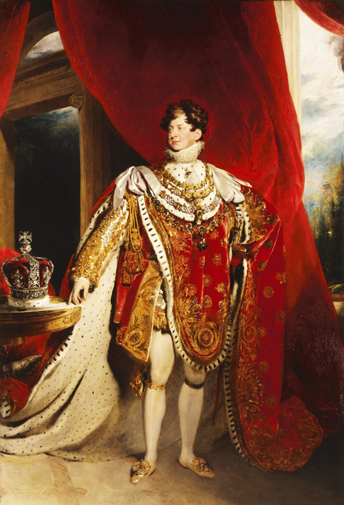 Sir Thomas Lawrence. George IV, 1822. Oil on canvas, 289.6 x 200.7 cm. Lent by Her Majesty The Queen, RCIN 405918 Photo: The Royal Collection © 2006 Her Majesty Queen Elizabeth II