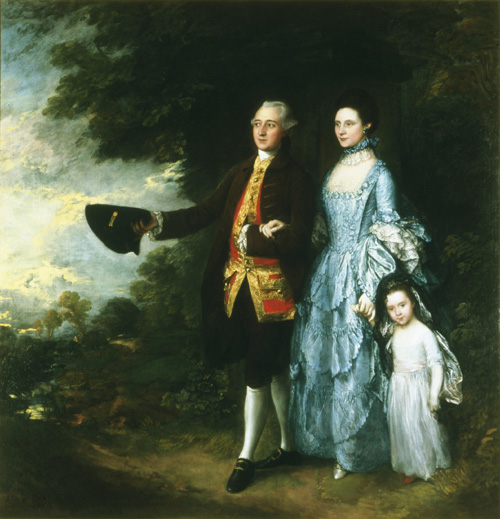Thomas Gainsborough. George Byam with His Wife Louisa and Their Daughter Selina, c.1762, and reworked by 1766. Oil on canvas, 249 x 238.8 cm. The Andrew Brownsword Arts Foundation. On long-term loan to the Holburne Museum of Art, Bath Photo: © The Andrew Brownsword Arts Foundation, Bath
