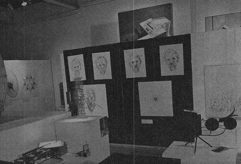 Installation shots of the Cybernetic Serendipity exhibition at the Institute of Contemporary Arts. 'Cybernetic Serendipity'—Getting rid of preconceptions. Studio International, Vol 176, No 905, November 1968, p. 176.