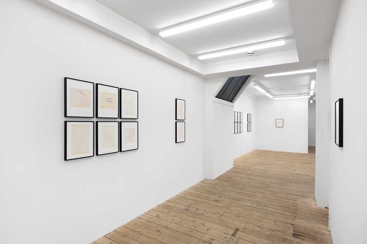 dsh: optimism is natural but a little excessive, 2025, installation view, TINA, London. Photo courtesy of TINA.