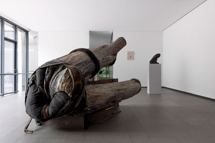 Installation view, Berlinde De Bruyckere. Lift Not the Painted Veil, Ernst Barlach Haus, Hamburg, 2025.
