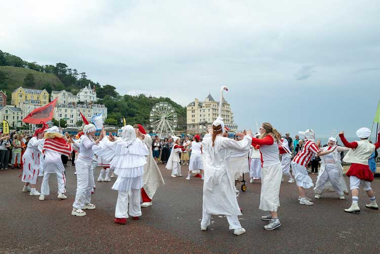 Jeremy Deller. Carreg Ateb: Vision or Dream?, Llandudno, Wales, June 2025. Photo: Mark McNulty.