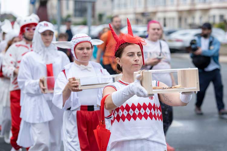 Jeremy Deller. Carreg Ateb: Vision or Dream?, Llandudno, Wales, June 2025. Photo: Mark McNulty.