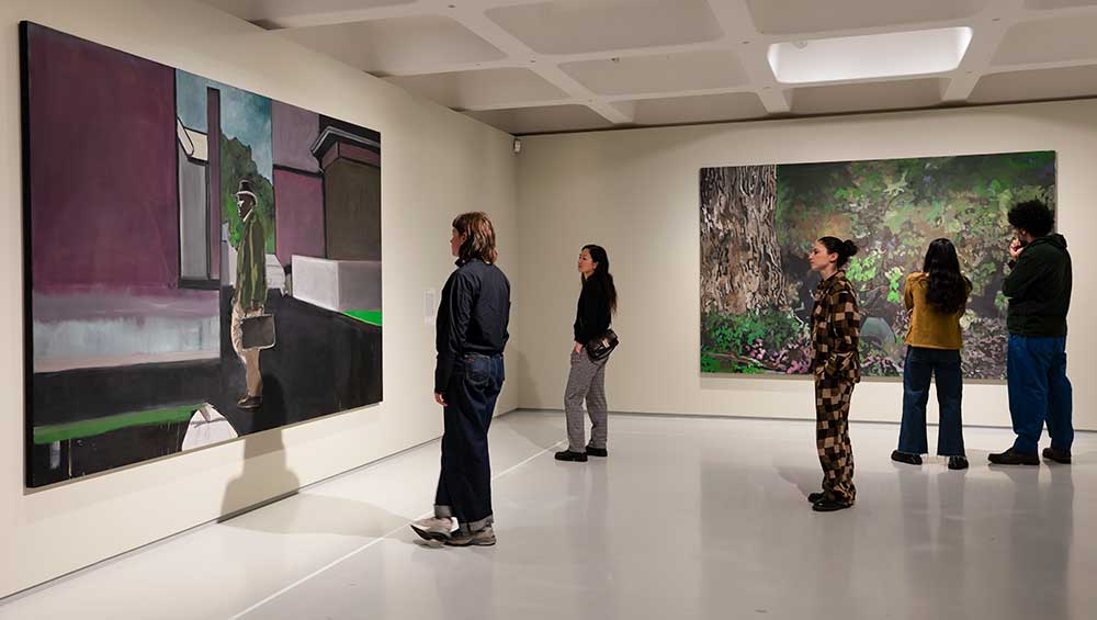 Noah Davis, installation view, Barbican Art Gallery 2025. © Jemima Yong, Barbican Art Gallery.