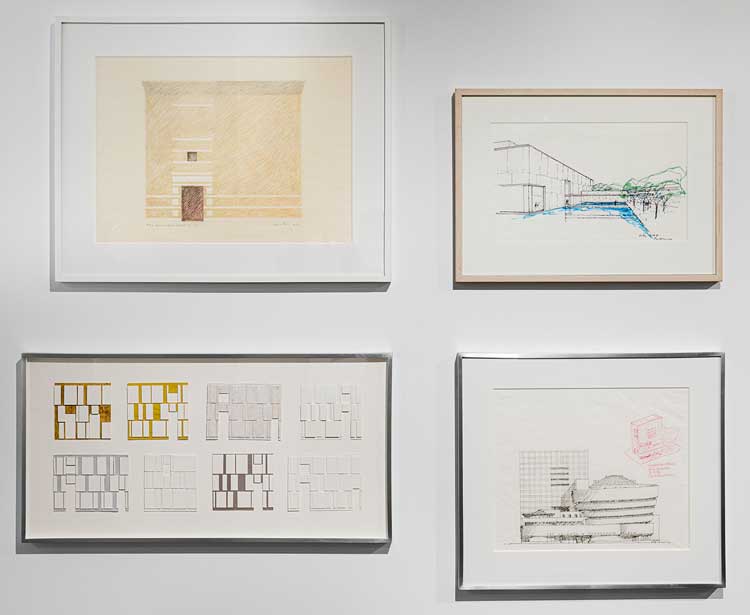Installation view, Drawing as Practice, National Academy of Design, New York, 2023. Photo: © Etienne Frossard. Courtesy of National Academy of Design.